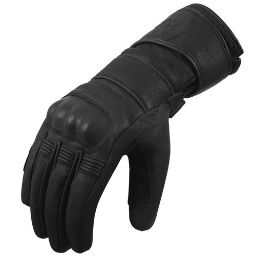 Healy Motorcycle long cuff all season glove - Carbon Armour Knuckles